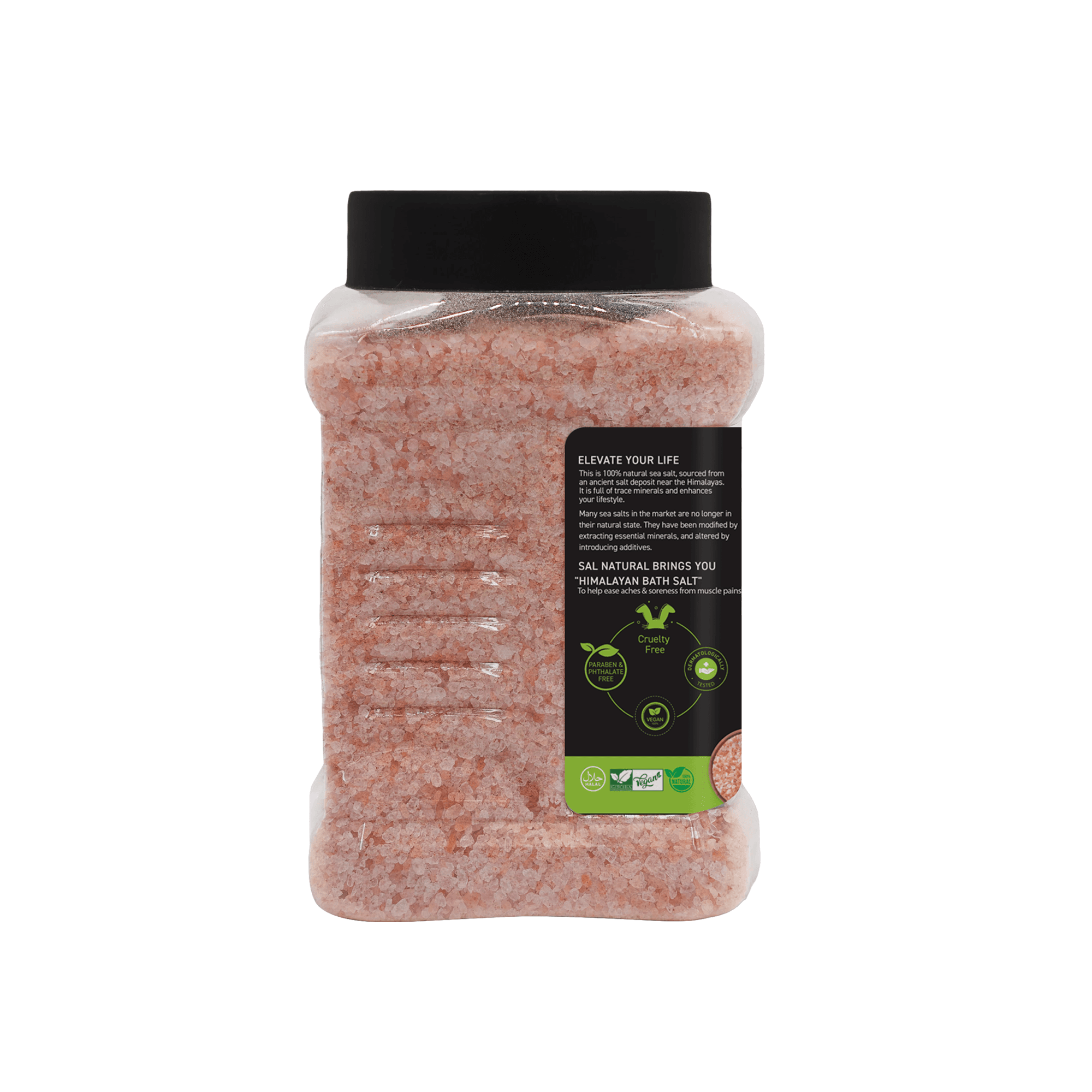 Himalayan Pink Bath Salt, Eucalyptus, 5 lb Jar - View 5